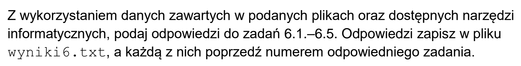 Matura, maj 2024, wstęp zadania 6, fragment 2