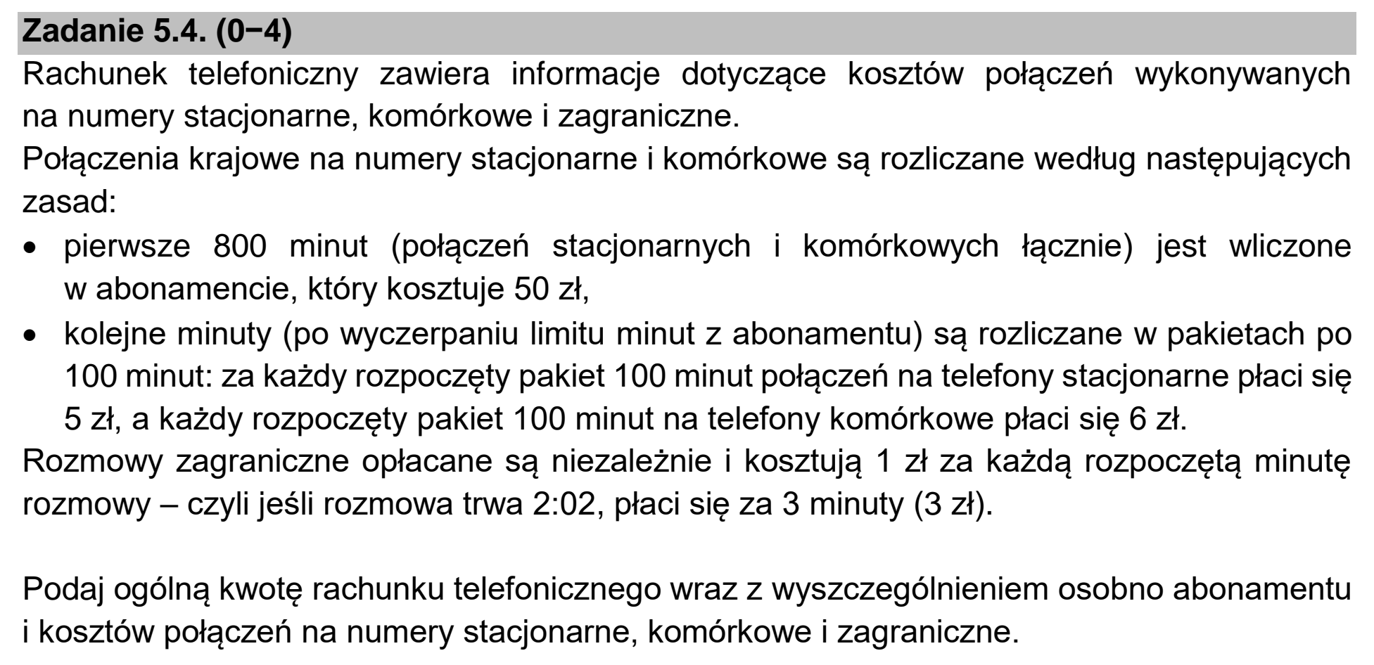 Matura próbna, marzec 2021, zadanie 5.4