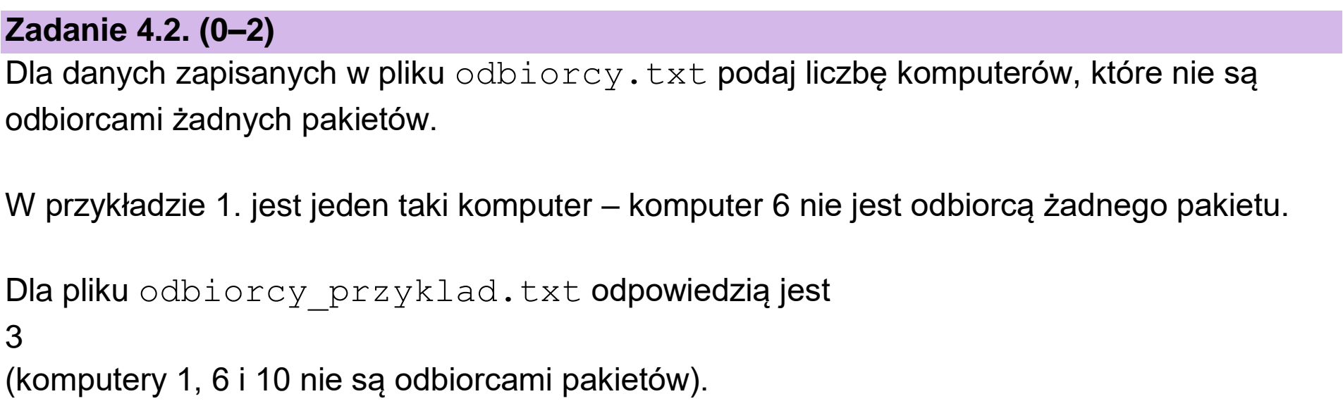 Matura dodatkowa, czerwiec 2024, zadanie 4.2