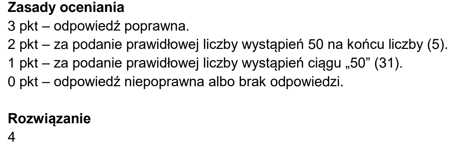 Matura dodatkowa, czerwiec 2025, odpowiedź do zadania 3.1