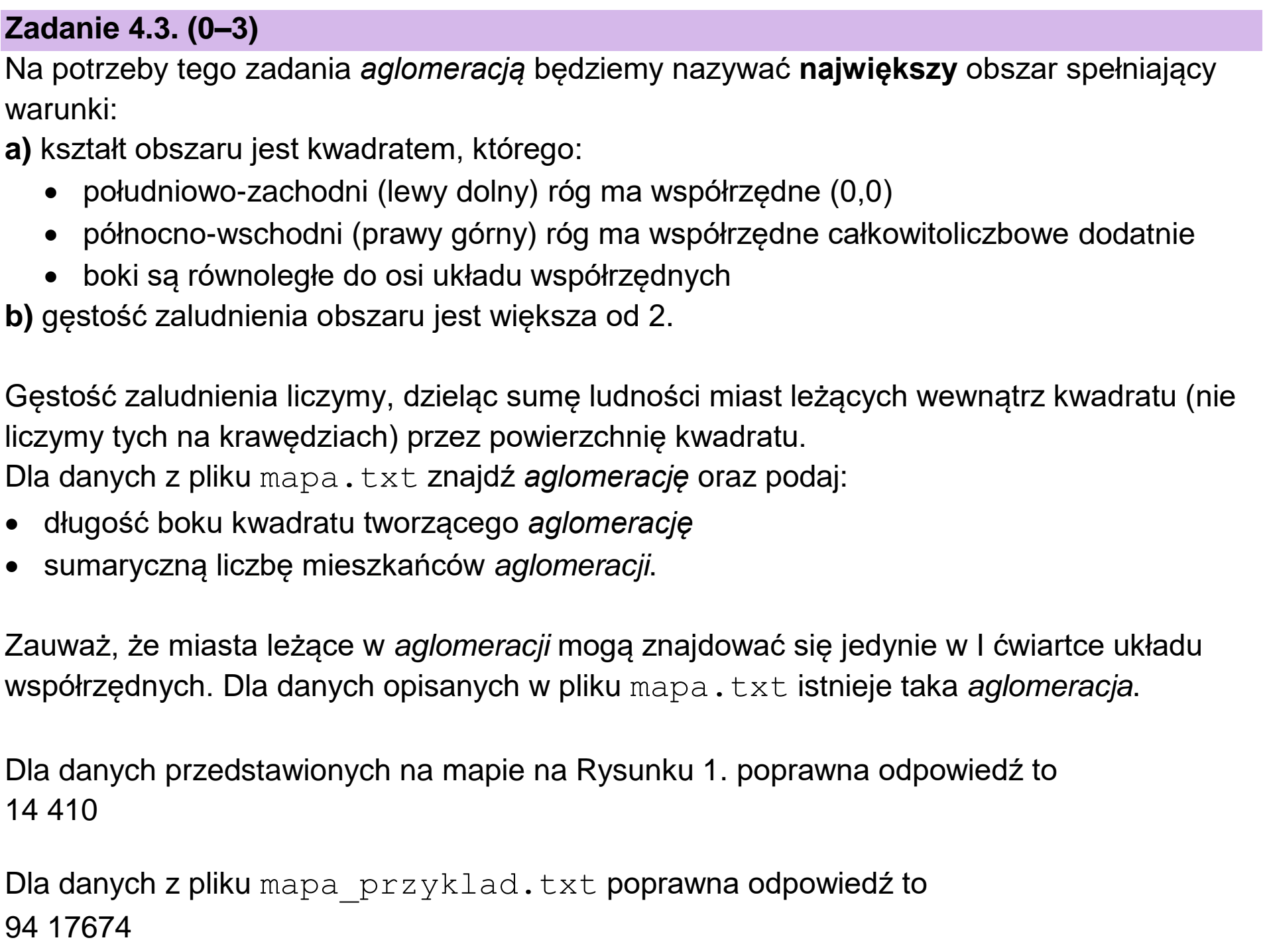 Matura dodatkowa, czerwiec 2026, zadanie 4.3