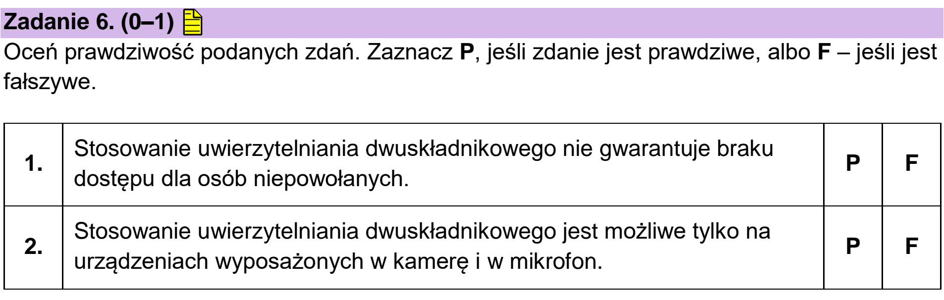 Matura dodatkowa, czerwiec 2026, podgląd zadania 6