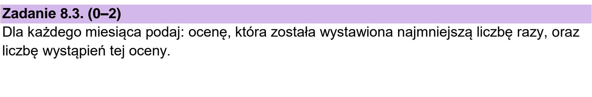 Matura dodatkowa, czerwiec 2026, zadanie 8.3