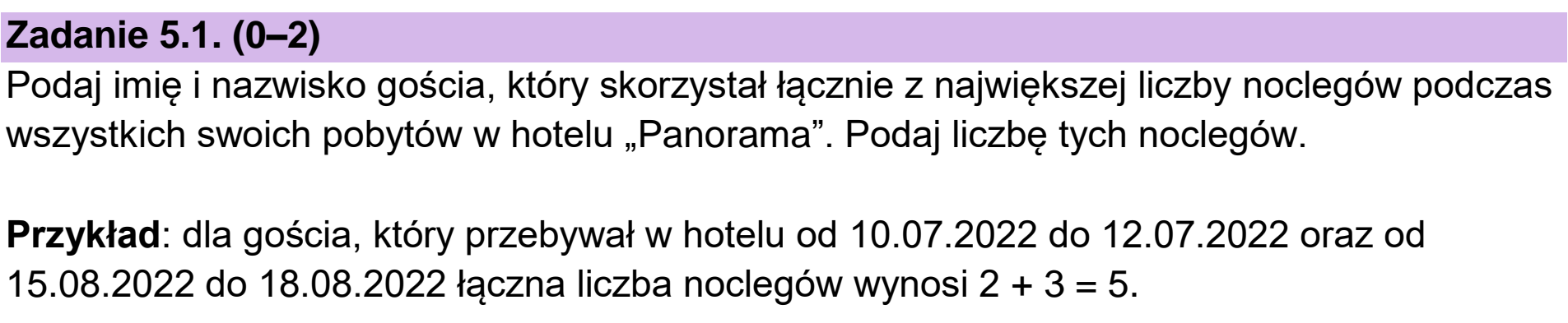 Matura próbna, grudzień 2022, zadanie 5.1