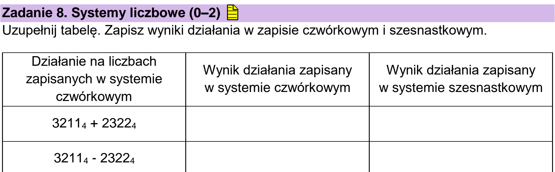 Matura próbna, grudzień 2022, podgląd zadania 8