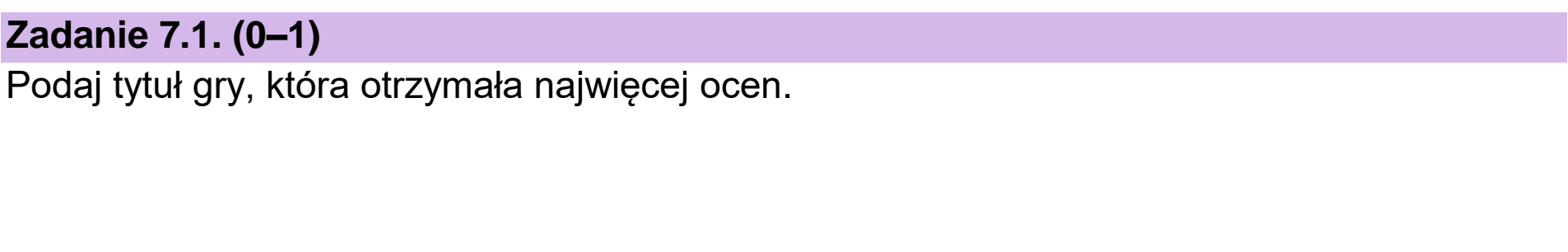 Matura, maj 2023, zadanie 7.1