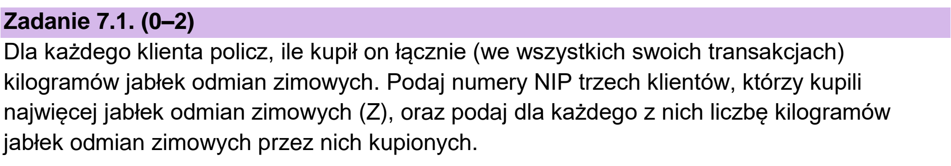 Matura, maj 2024, zadanie 7.1
