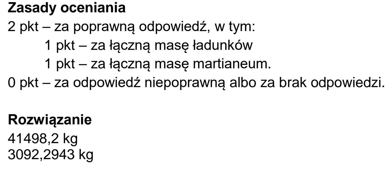 Matura, maj 2025, odpowiedź do zadania 6.1