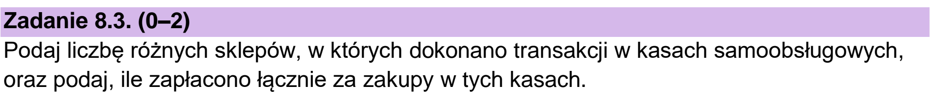 Matura, maj 2026, zadanie 8.3