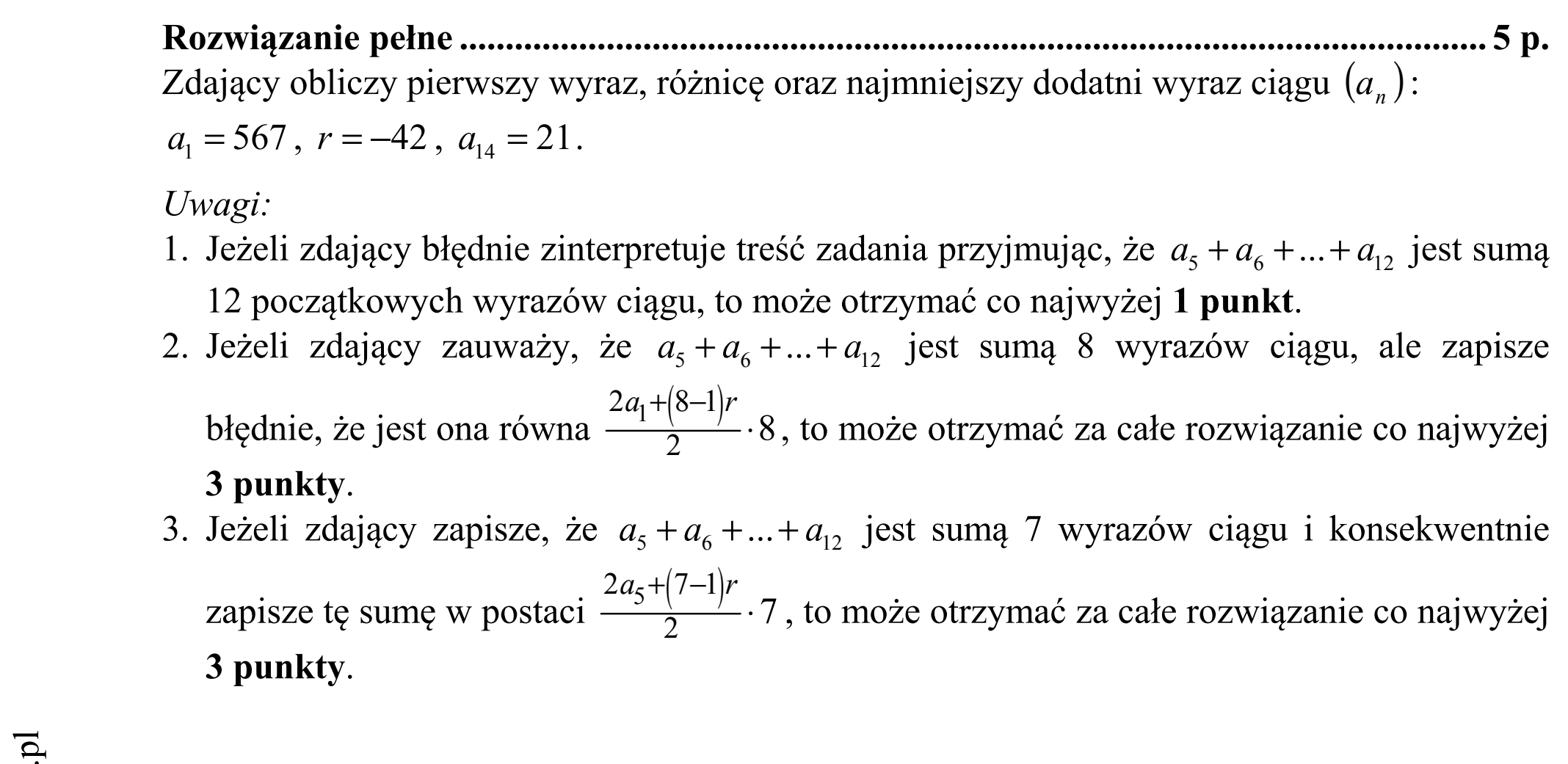 Matura dodatkowa, czerwiec 2016, odpowiedź do zadania 31, fragment 4