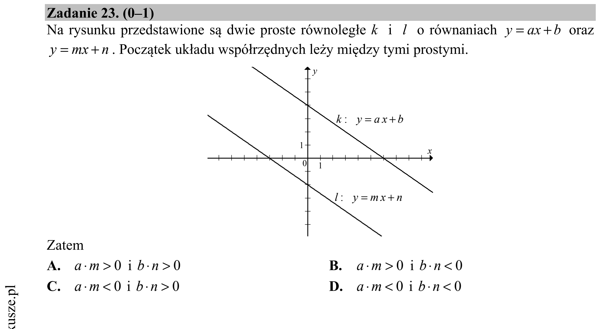 Matura dodatkowa, czerwiec 2016, podgląd zadania 23