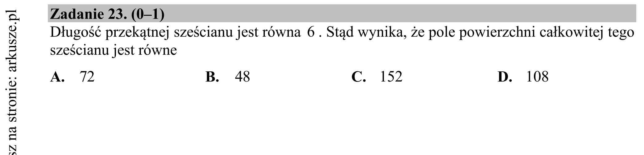 Matura dodatkowa, czerwiec 2017, podgląd zadania 23