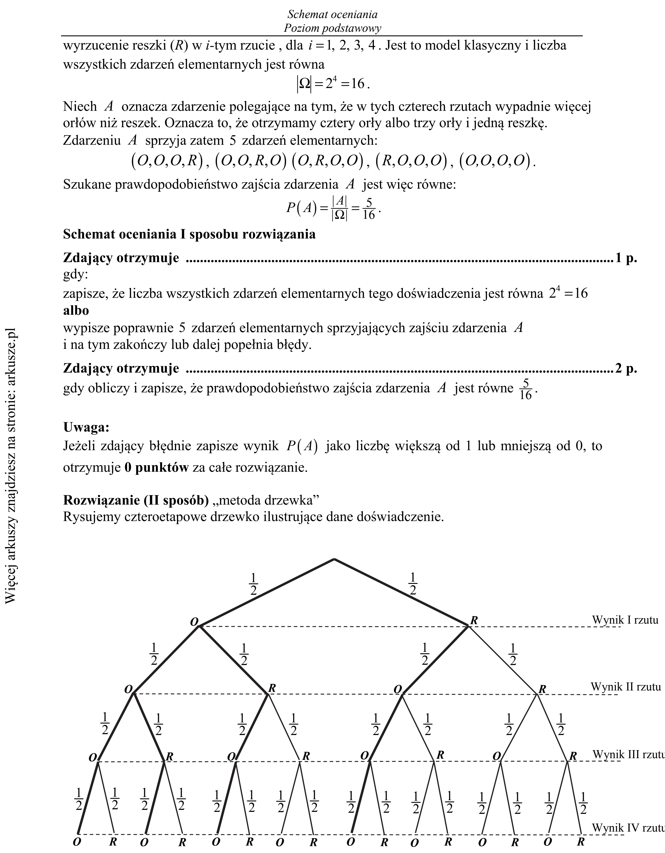 Matura dodatkowa, czerwiec 2018, odpowiedź do zadania 31, fragment 2