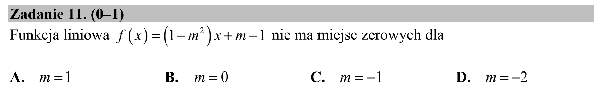 Matura dodatkowa, czerwiec 2018, podgląd zadania 11