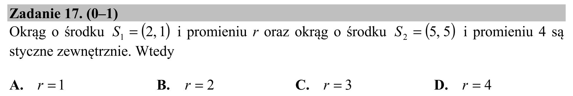 Matura dodatkowa, czerwiec 2018, podgląd zadania 17