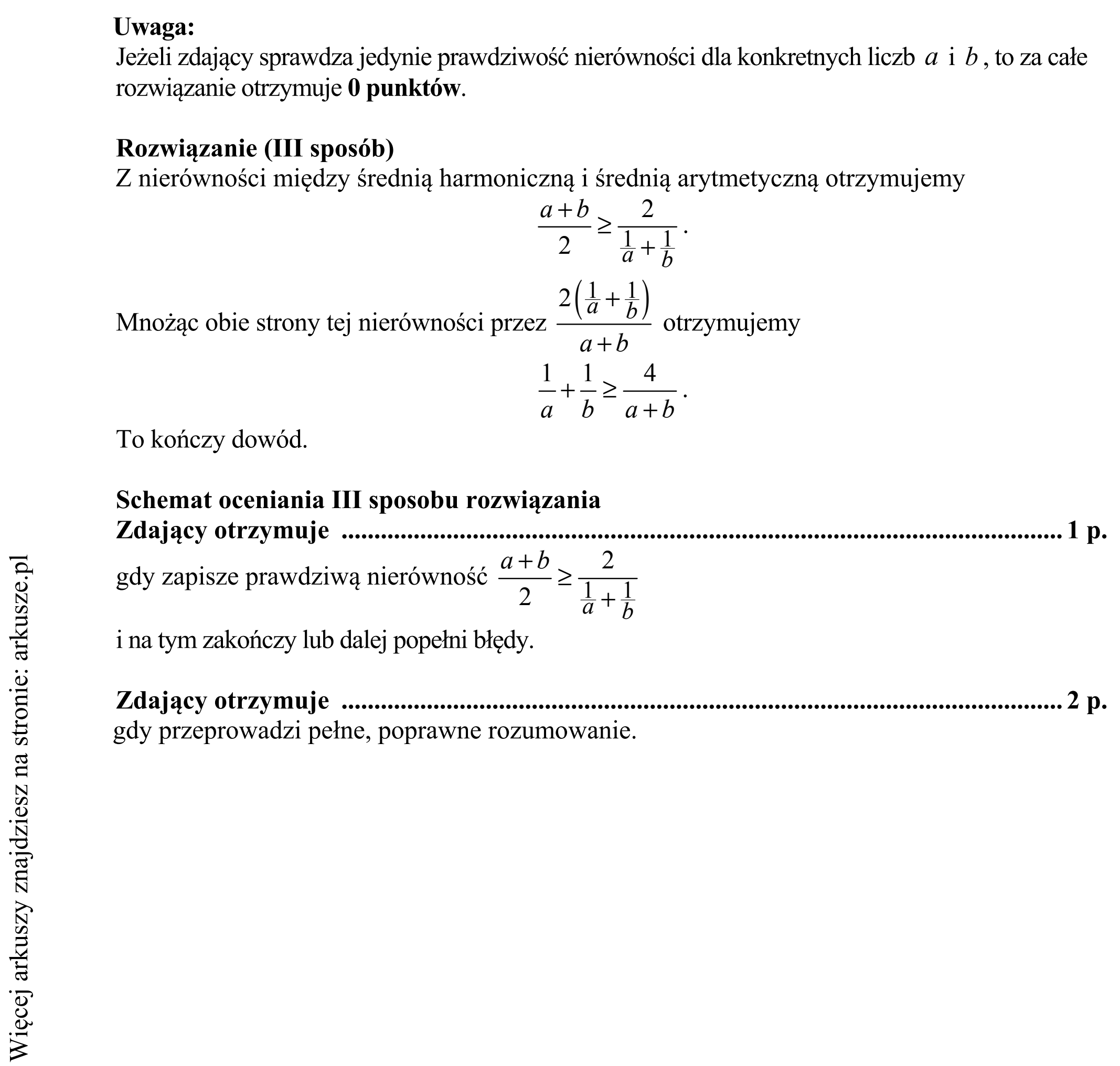 Matura dodatkowa, czerwiec 2019, odpowiedź do zadania 29, fragment 2