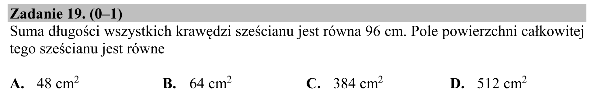Matura dodatkowa, czerwiec 2019, podgląd zadania 19