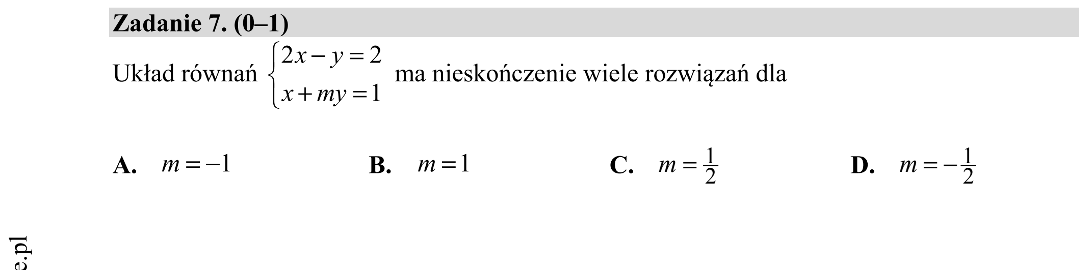 Matura dodatkowa, czerwiec 2019, podgląd zadania 7