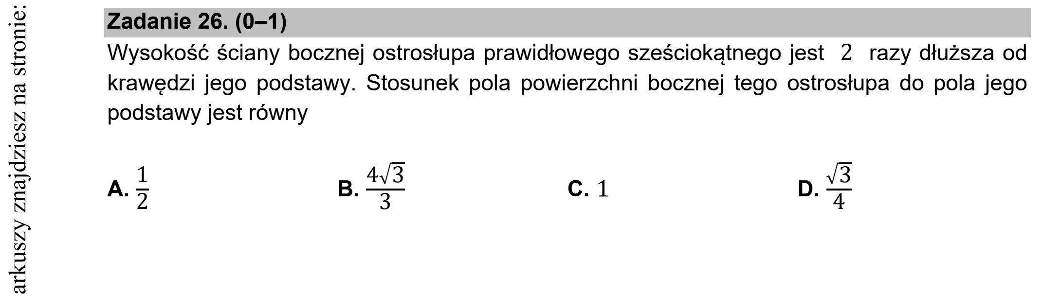 Matura dodatkowa, czerwiec 2021, podgląd zadania 26