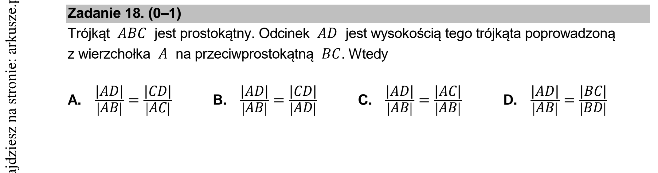 Matura dodatkowa, czerwiec 2022, zadanie 18