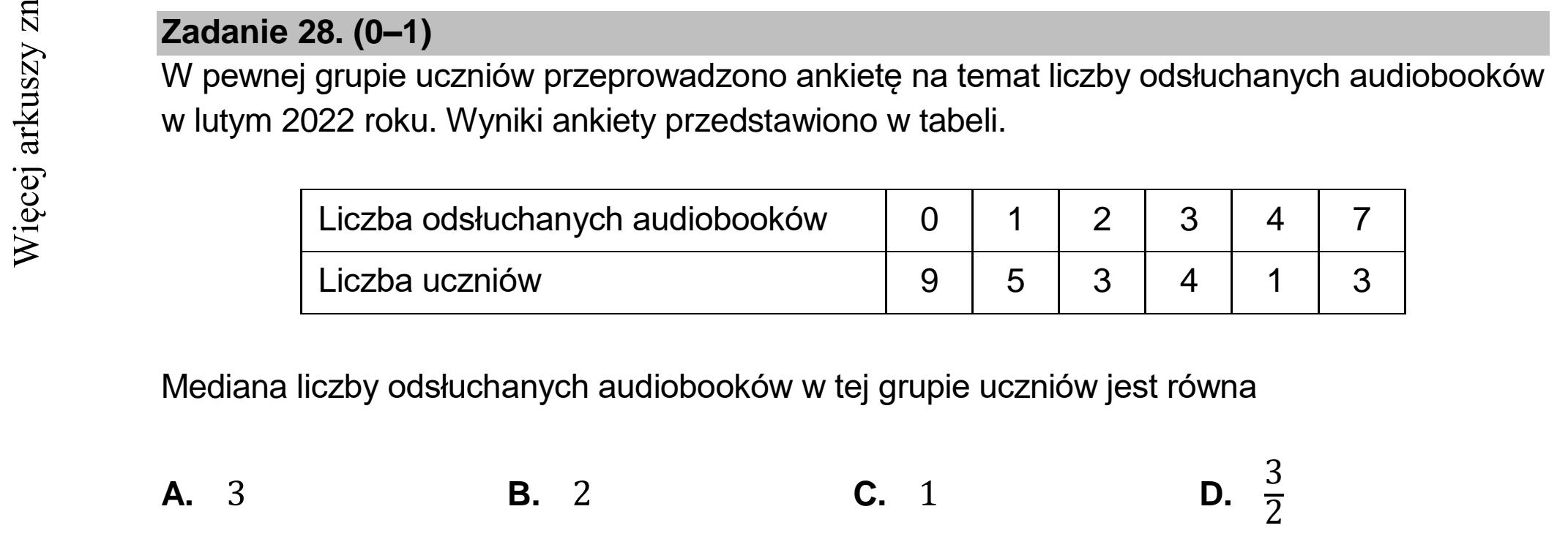 Matura dodatkowa, czerwiec 2022, zadanie 28