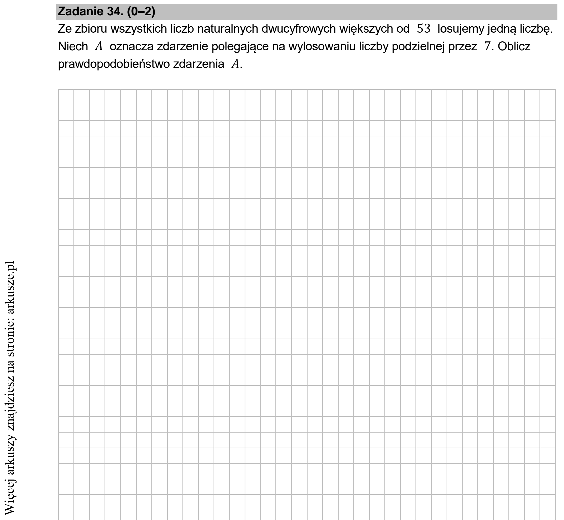 Matura dodatkowa, czerwiec 2022, zadanie 34