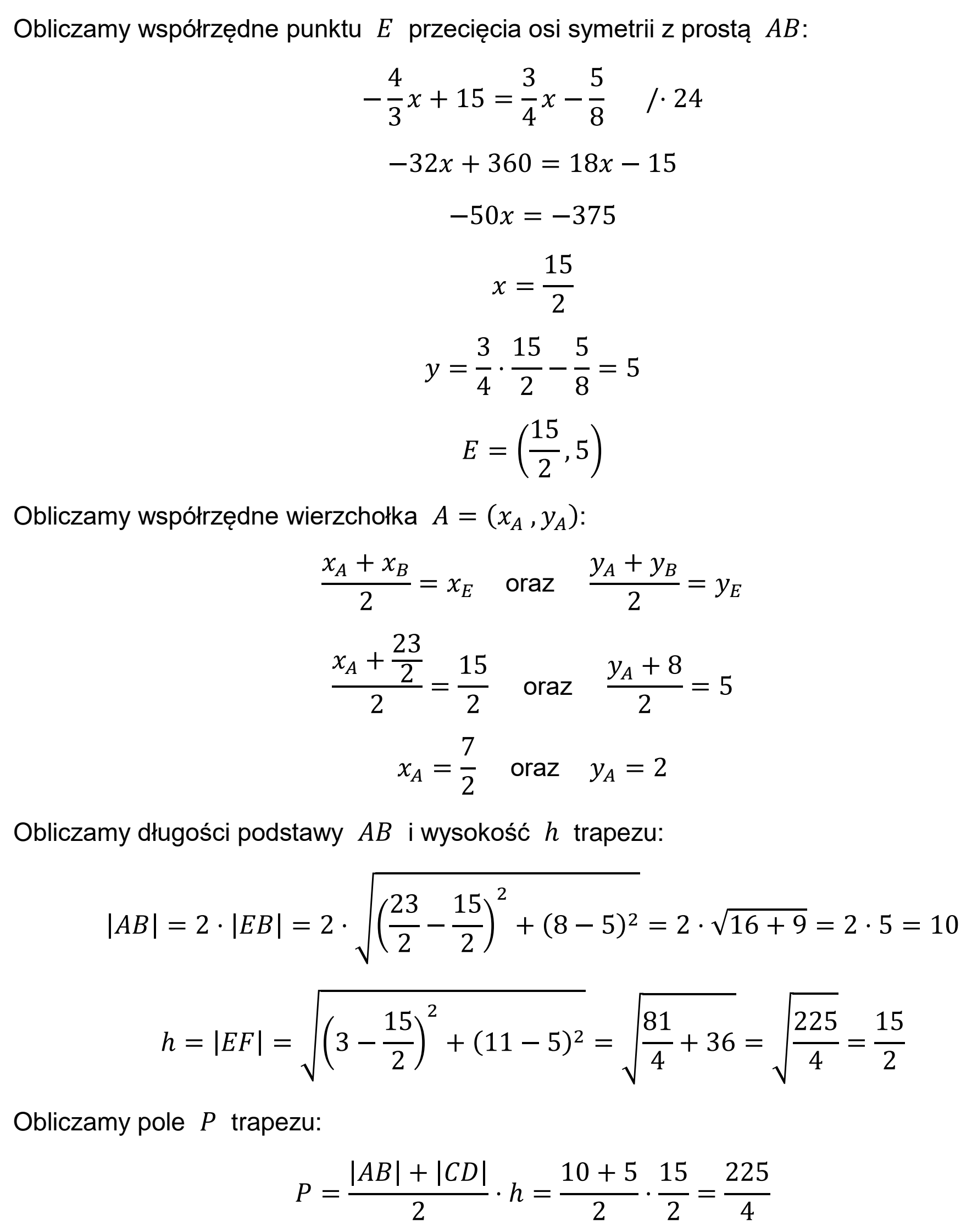 Matura dodatkowa, czerwiec 2023, odpowiedź do zadania 36, fragment 2