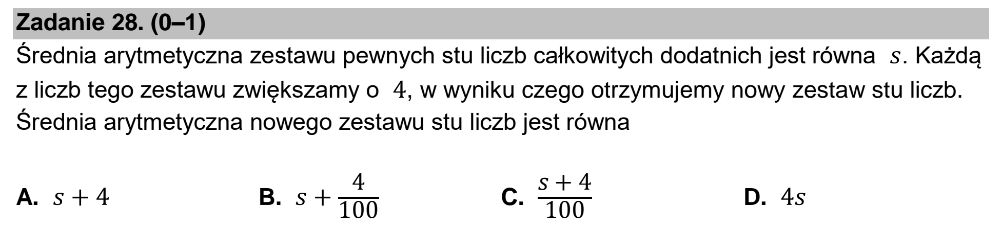 Matura dodatkowa, czerwiec 2023, podgląd zadania 28