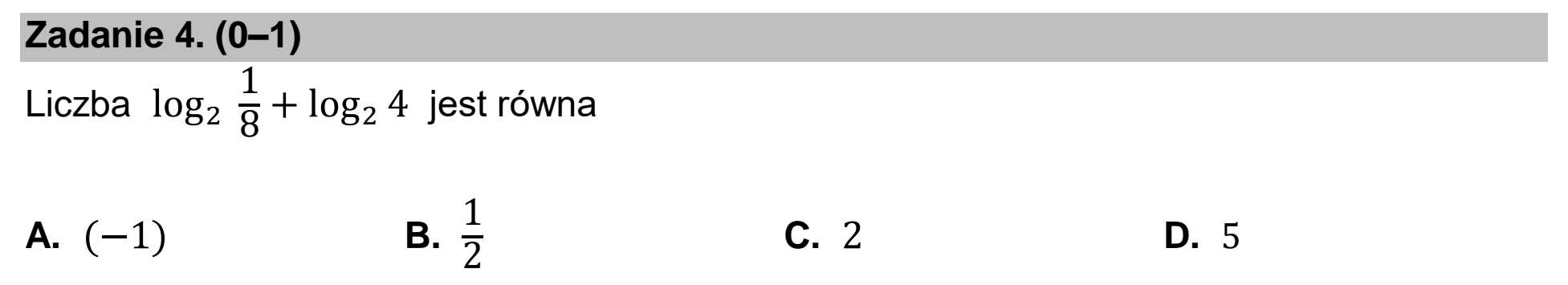 Matura dodatkowa, czerwiec 2023, zadanie 4