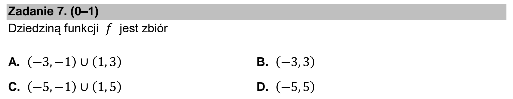 Matura dodatkowa, czerwiec 2023, zadanie 7