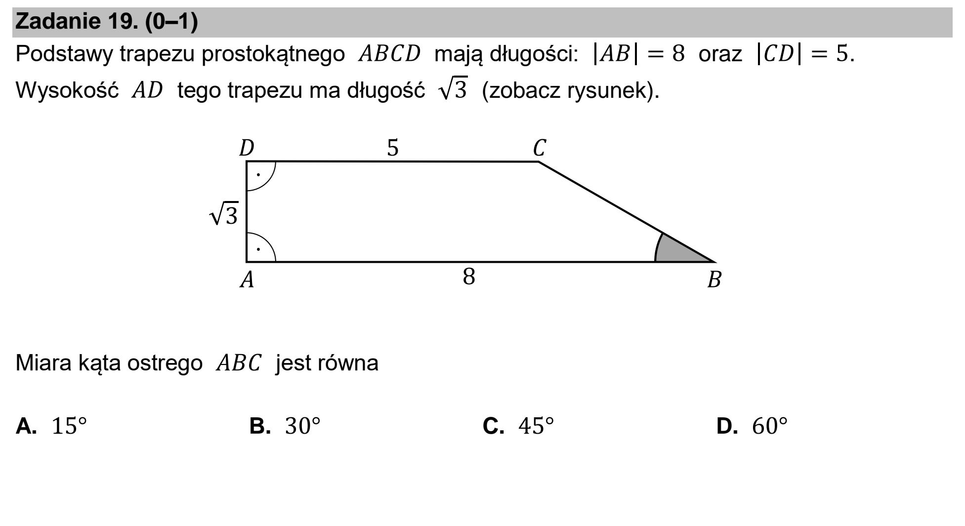 Matura dodatkowa, czerwiec 2024, zadanie 19