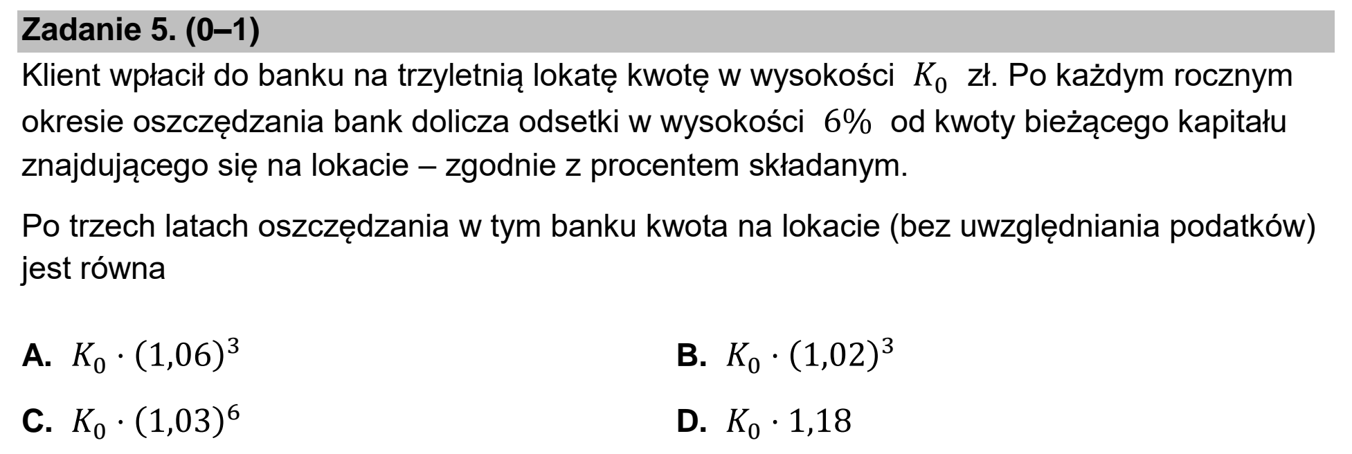 Matura dodatkowa, czerwiec 2024, zadanie 5
