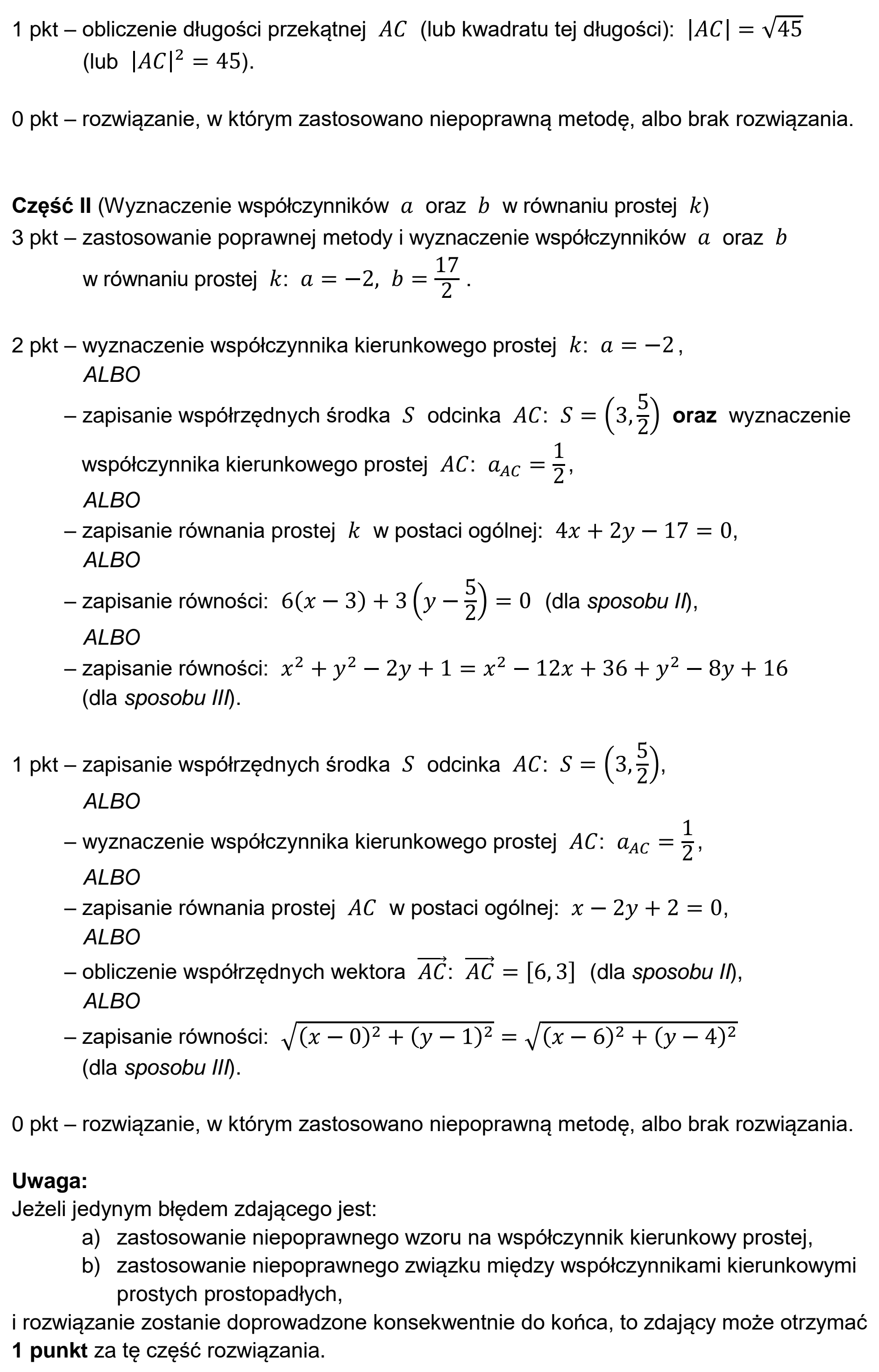 Matura dodatkowa, czerwiec 2025, odpowiedź do zadania 34, fragment 2