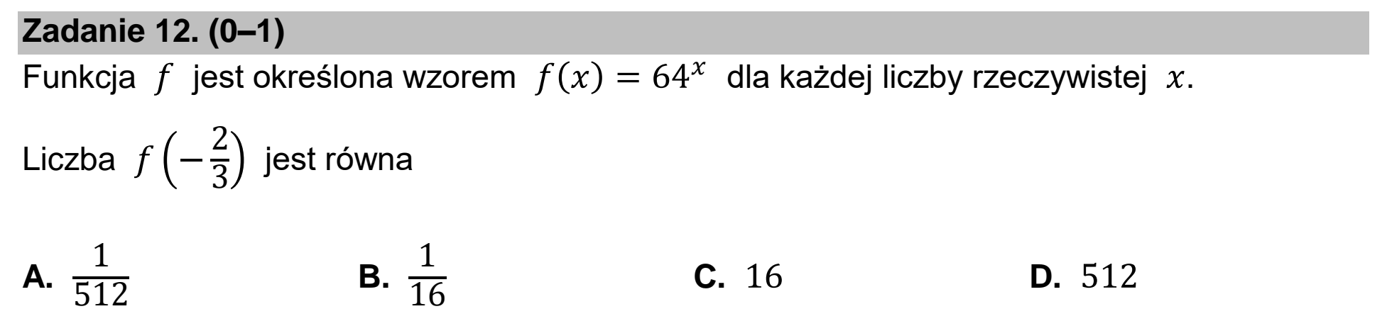 Matura dodatkowa, czerwiec 2025, zadanie 12