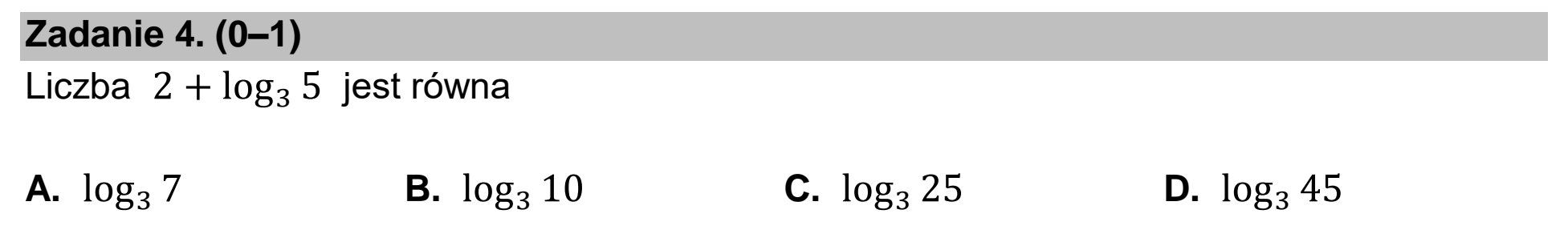 Matura dodatkowa, czerwiec 2025, zadanie 4