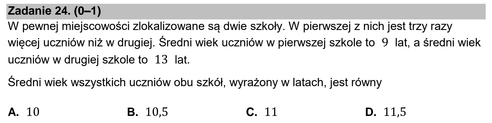 Matura dodatkowa, czerwiec 2026, zadanie 24
