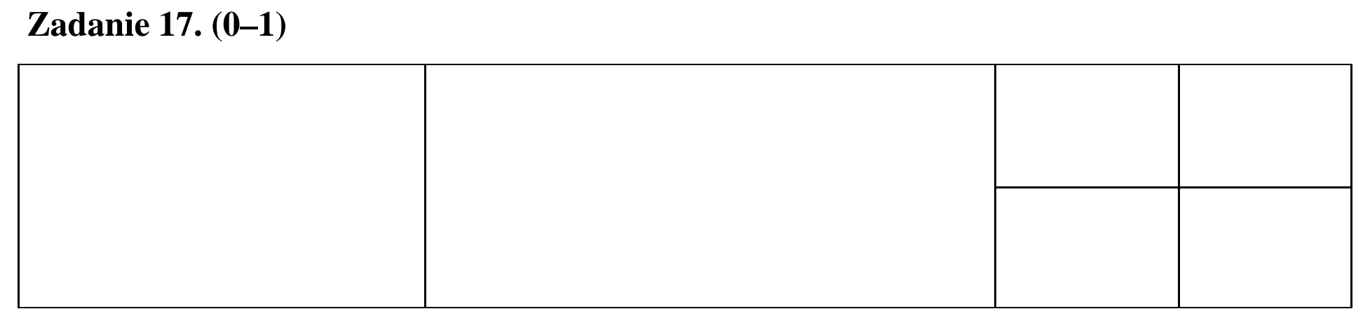 Matura dodatkowa, lipiec 2020, odpowiedź do zadania 17