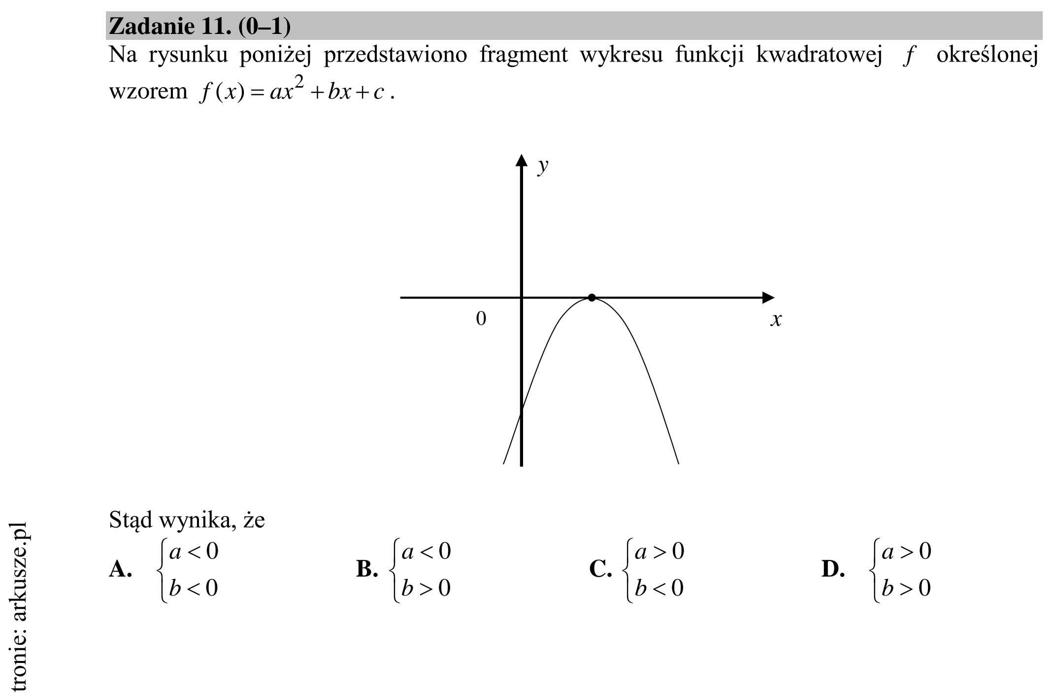Matura dodatkowa, lipiec 2020, podgląd zadania 11