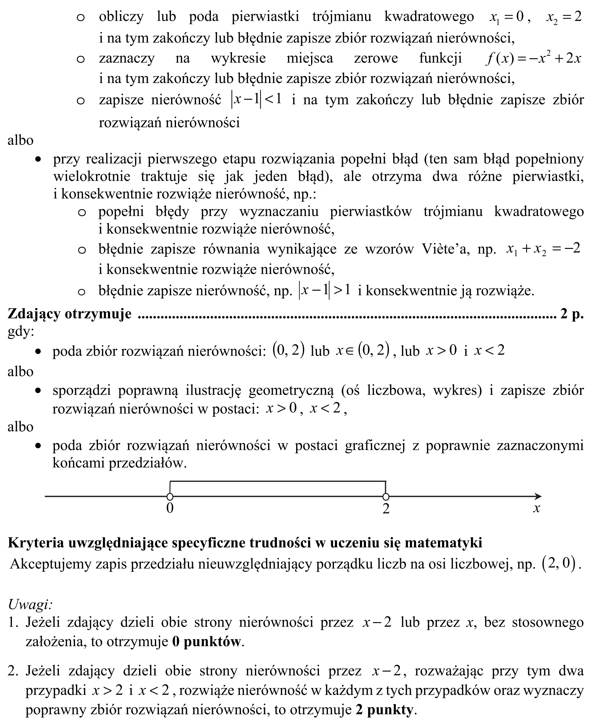 Matura, maj 2016, odpowiedź do zadania 27, fragment 3