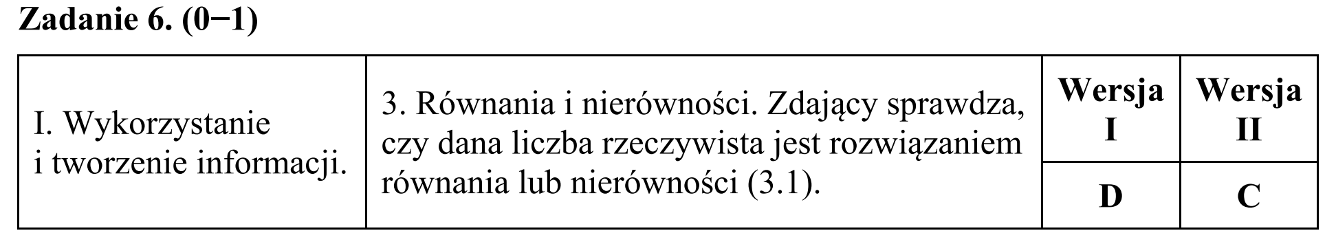 Matura, maj 2017, odpowiedź do zadania 6