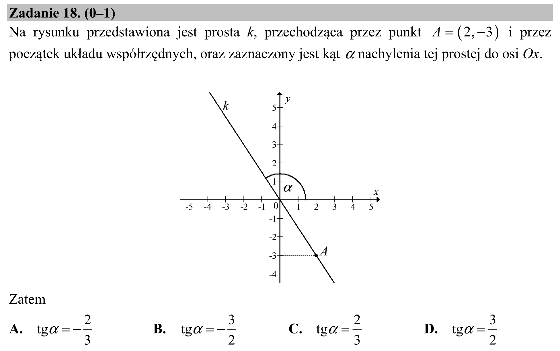 Matura, maj 2017, podgląd zadania 18