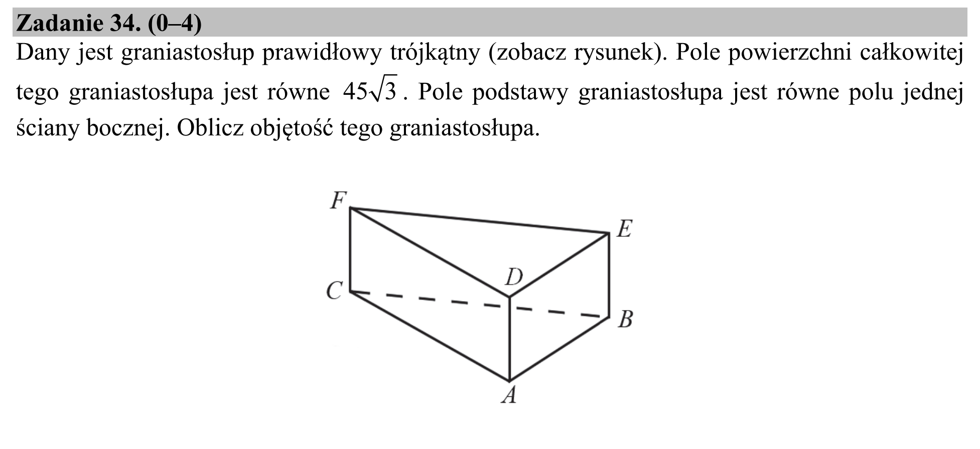 Matura, maj 2018, podgląd zadania 34