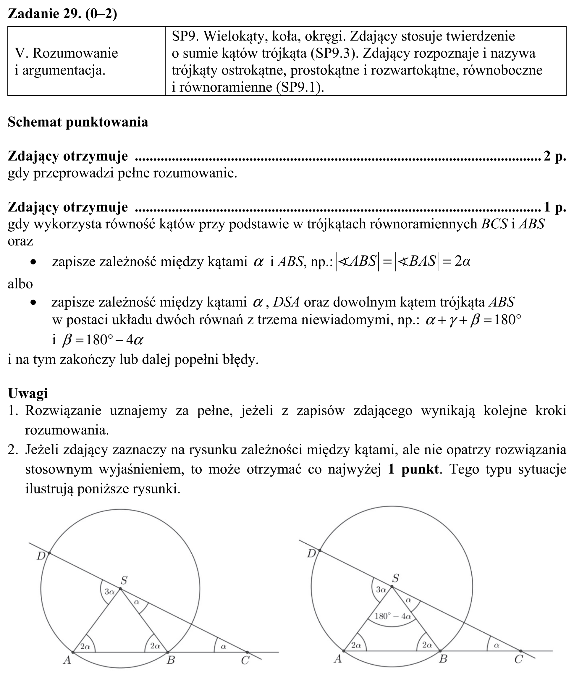 Matura, maj 2019, odpowiedź do zadania 29, fragment 1