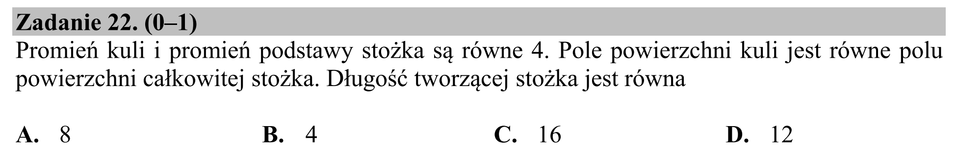 Matura, maj 2019, podgląd zadania 22