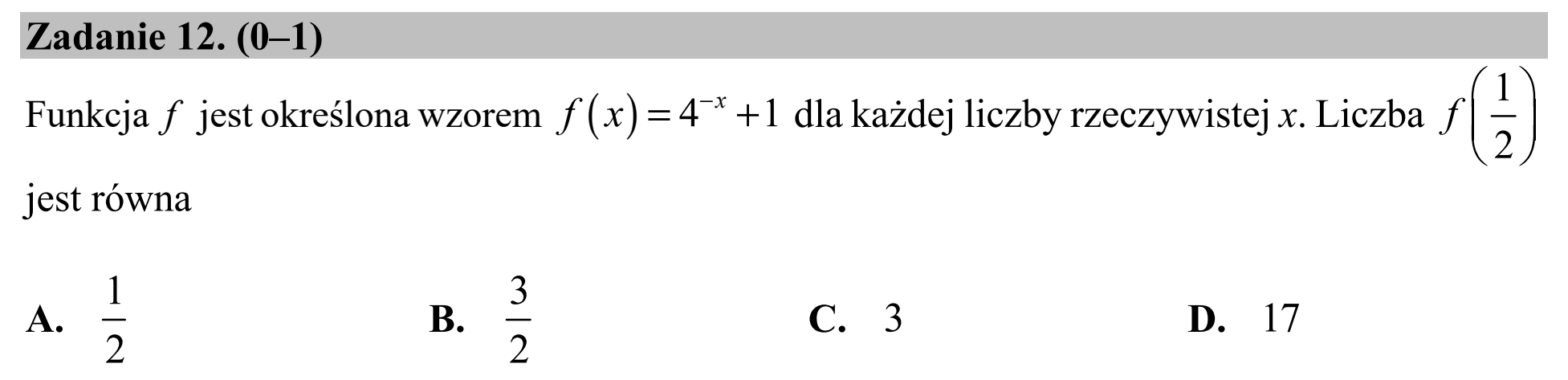 Matura, maj 2020, podgląd zadania 12