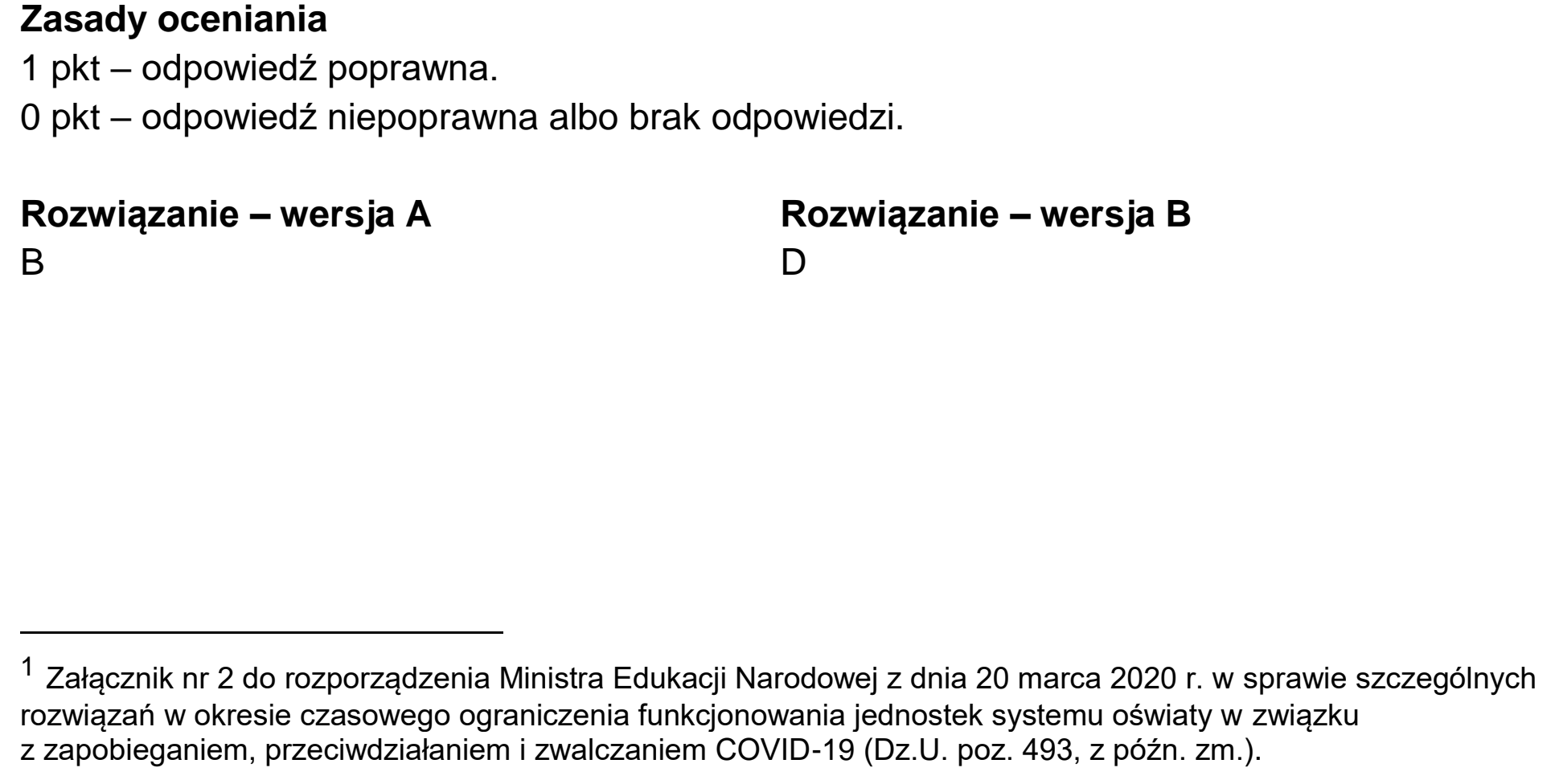 Matura, maj 2022, odpowiedź do zadania 2