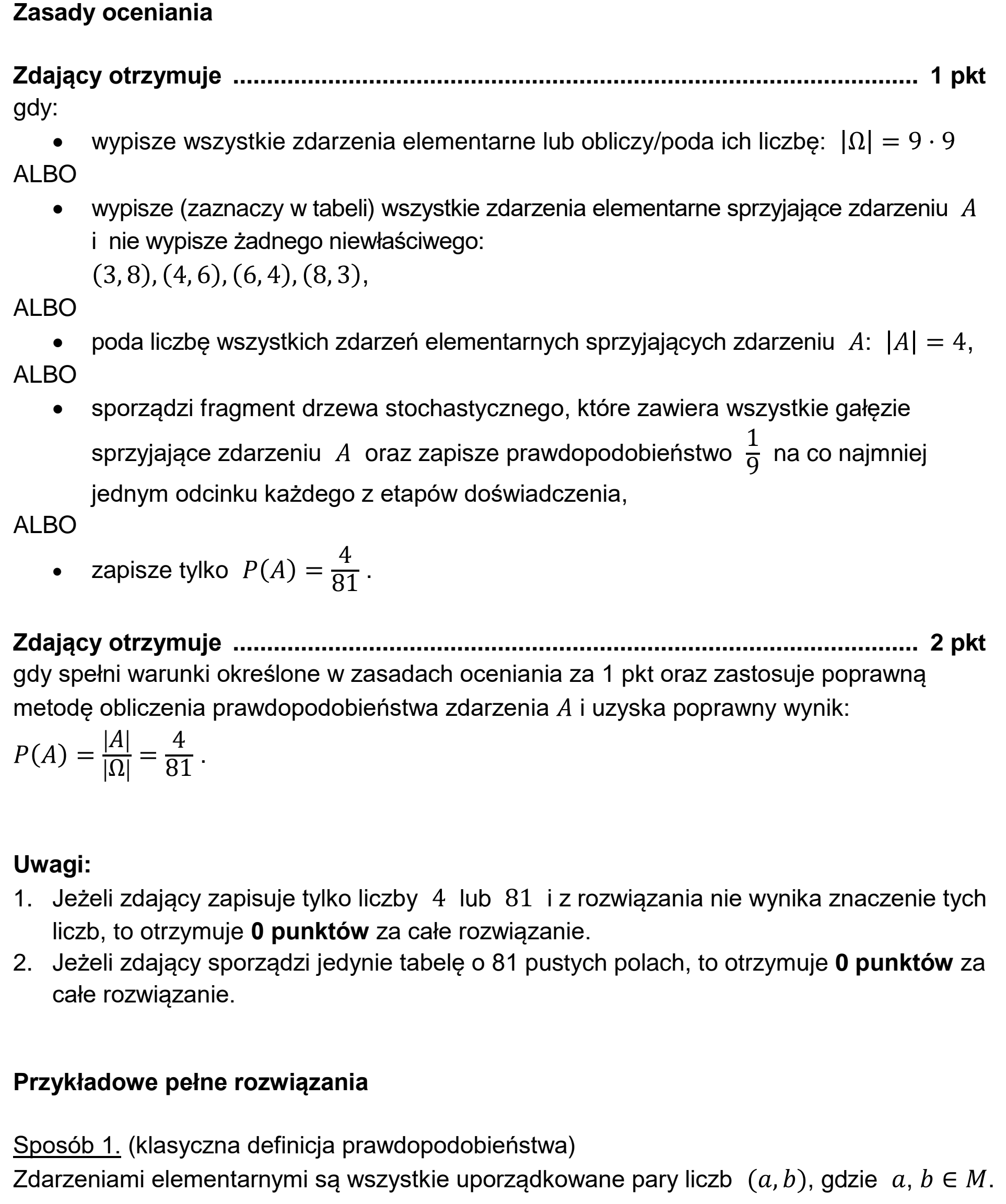 Matura, maj 2022, odpowiedź do zadania 34, fragment 1