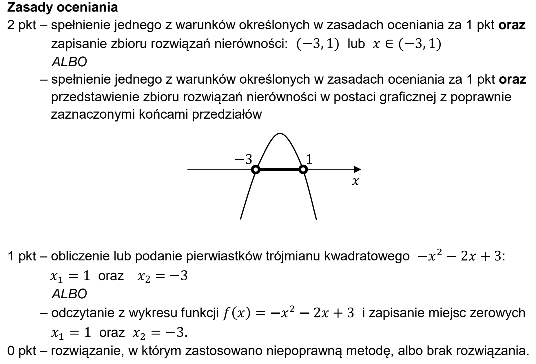 Matura, maj 2023, odpowiedź do zadania 30, fragment 1