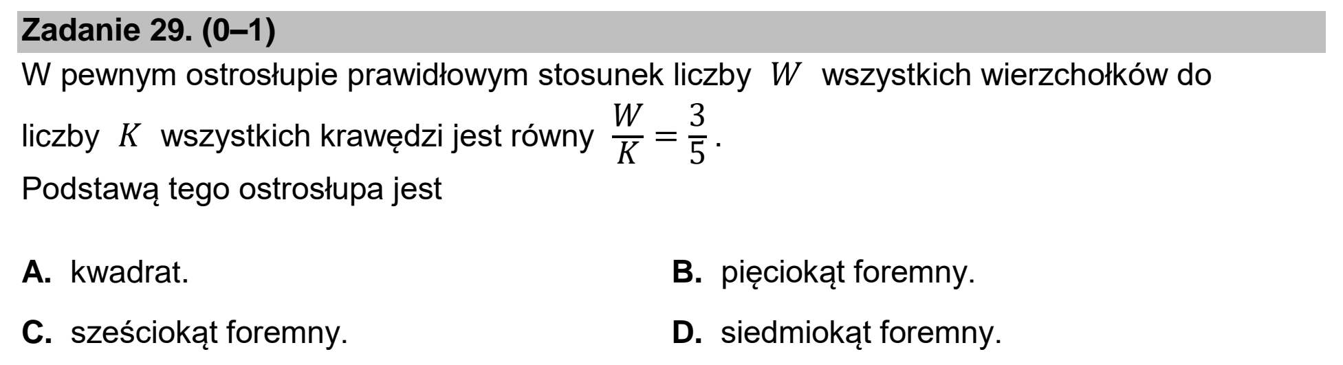 Matura, maj 2023, podgląd zadania 29