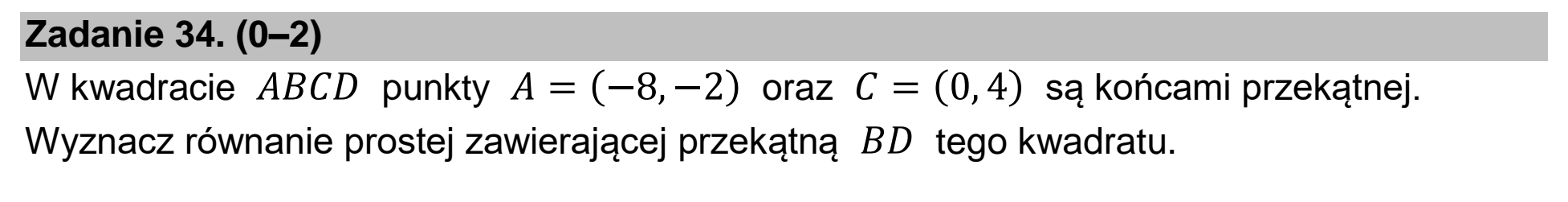 Matura, maj 2023, podgląd zadania 34